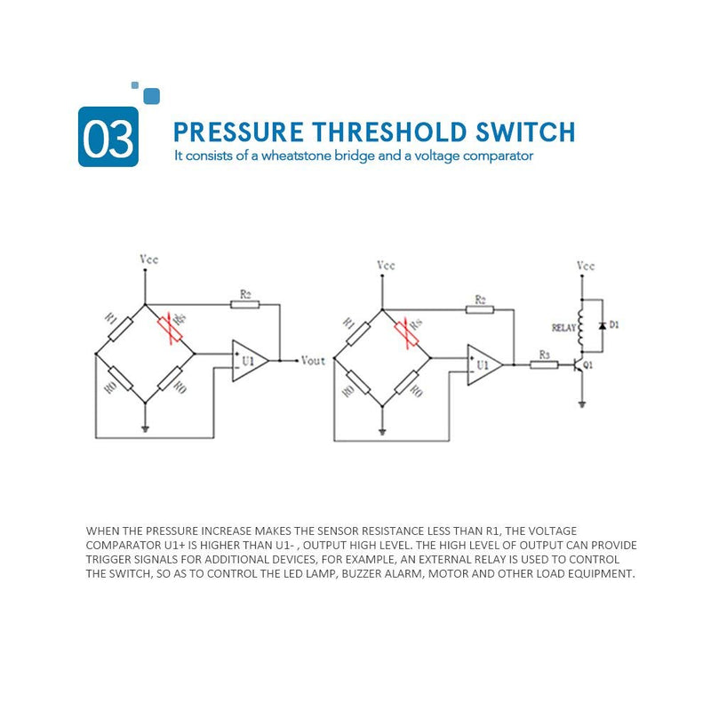 RP-S40-ST High Accuracy Thin Film Pressure Sensor Force Sensor For Intelligent High End Space, At 20g-10kg Pressure.