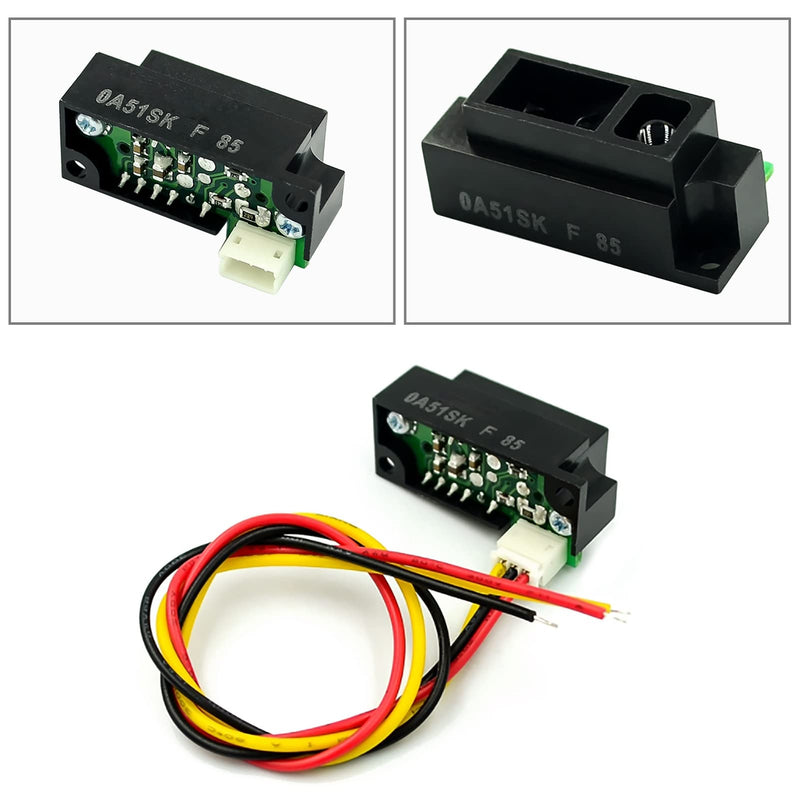 VIFERR GP2Y0A51SK0F Infrared Distance Sensor 30mA Infrared Distance Sensor Board Distance Sensor Module with Analog Line Output