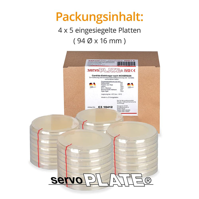 C3 10421 Nutritional Medium, Mushroom Agar According to Kimmig (Pack of 20)
