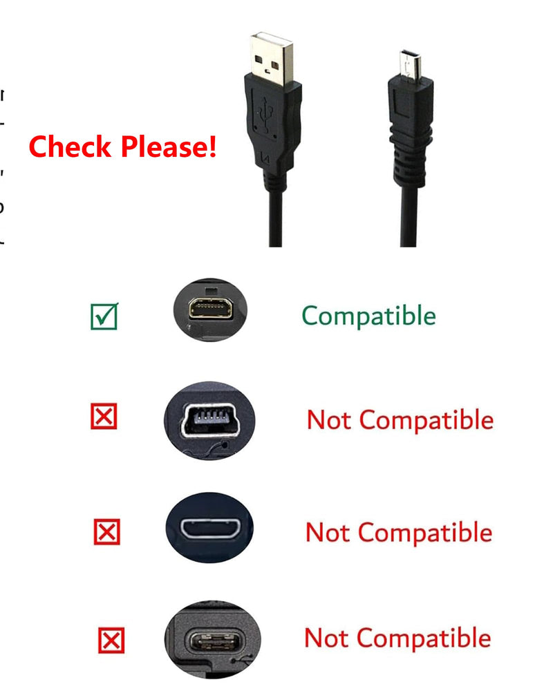 USB Cable for Sony Camera Cybershot DSC-H200 DSC-H300 DSC-W370 DSC-W800 DSC-W830 DSC-W310 DSC-W330 DSC-W180 DSC-W630 DSC-W650 DSC-W670 DSC-W710 DSC-W810 DSC-S950 DSC-S980