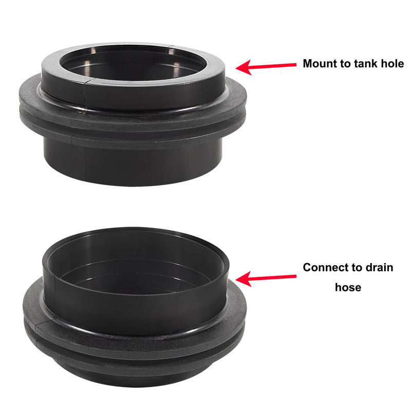 93 RV Tank Grommet 3" Tank Grommets Used With RV Black Water Tanks 3” Opening Diameter and a 3-7/8” Outside Diameter