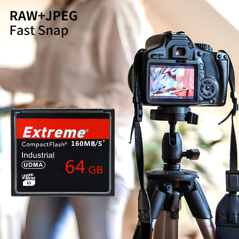 64GB Original CF Card Camera Memory Card for Professional CompactFlash Card UDMA Speed Up to 160MB/s hotographer,Videographer,Enthusiast