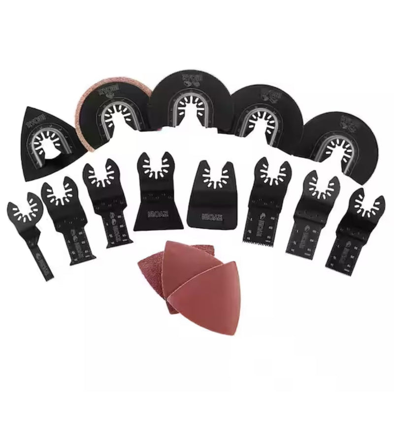 RYOBI Oscillating Multi-Tool Accessory Kit (16-Piece)