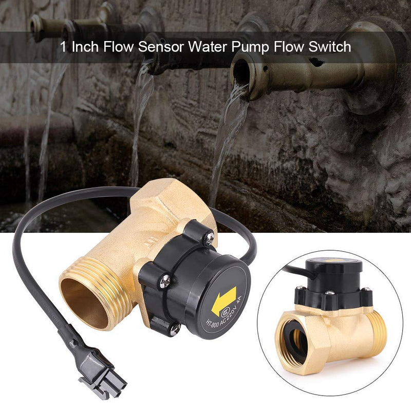 Water Flow Switch HT-800 Flow Switch G1 Thread 220V Water Pump Flow Sensor Automatic Control Switch Flow Switch