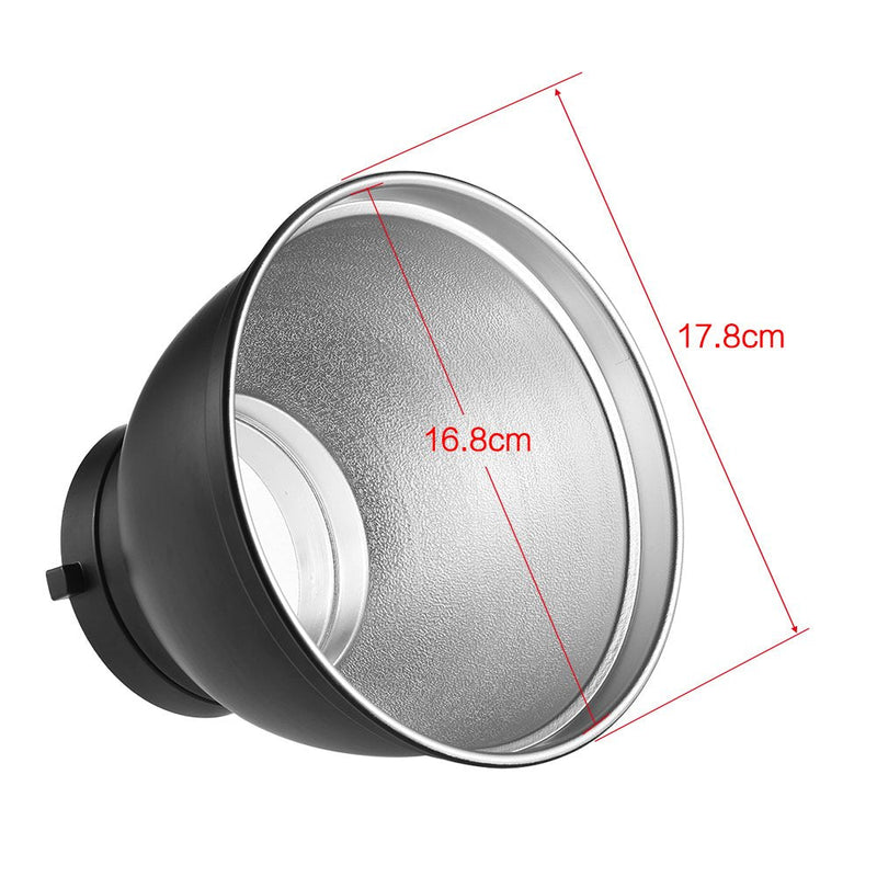 Andoer 7" Standard Reflector Diffuser Lamp Shade Dish with 10° 30° 50° Honeycomb Grid for Bowens Mount Studio Strobe Flash Light Speedlite