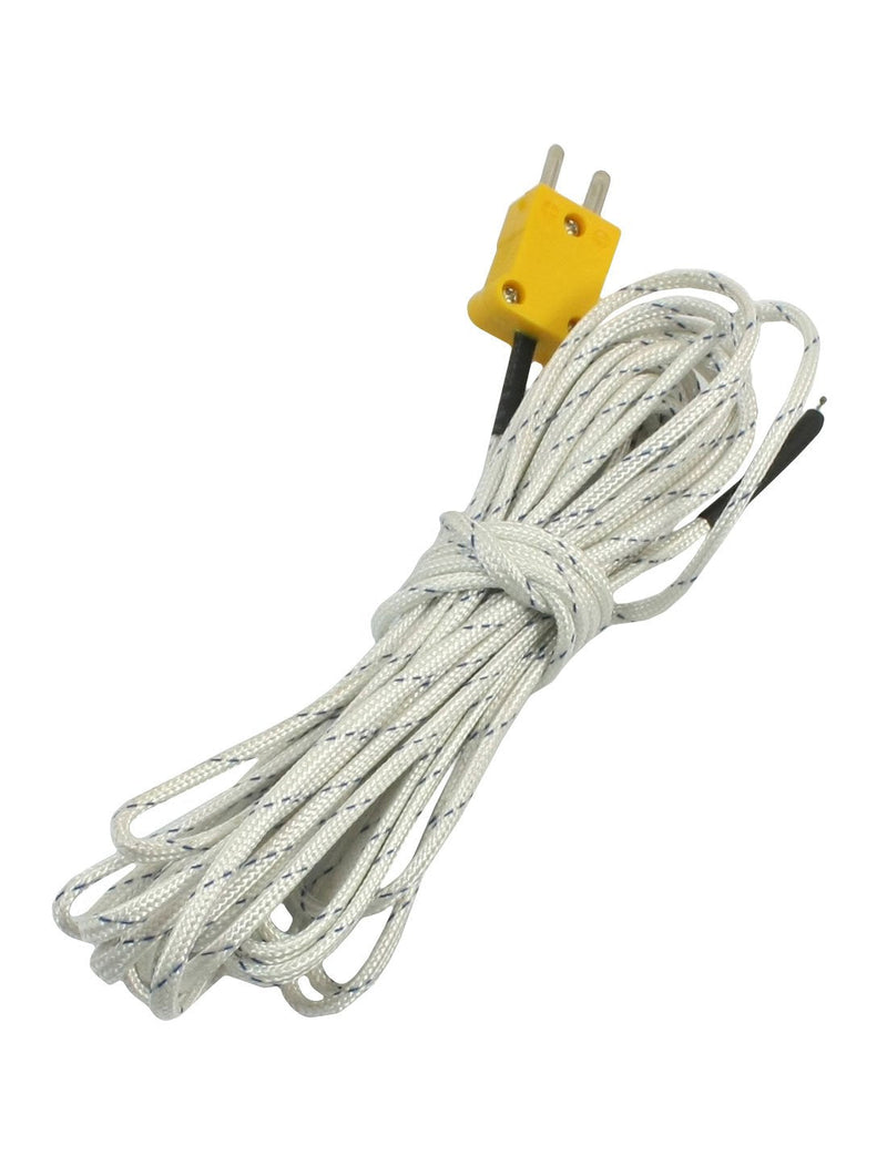 sourcing map 2pcs. K Type 0-400C Metal Thermocouple Probe Sensor 5 Meters