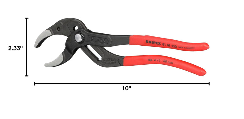Knipex Tools 81 01 250 10" Pipe and Connector Pliers