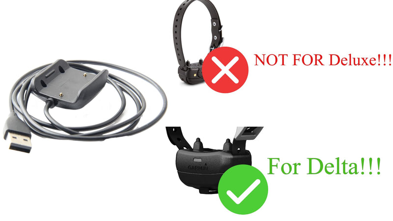 for Garmin Delta Sport Delta Upland Delta XC Training Dog Collars Anti Barking Collar Charger Clip Free USB Cable