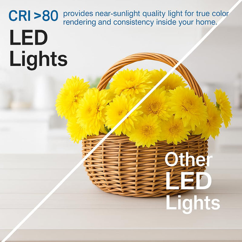 2 Inch LED Recessed Lighting, Dimmable Downlight 3W(35W Halogen Equivalent), 4000K Natural White Ceiling Light, CRI80, Silver Trim with LED Driver(4 Pack) 4000k (Natural White) Silver-2Inch-4Pack