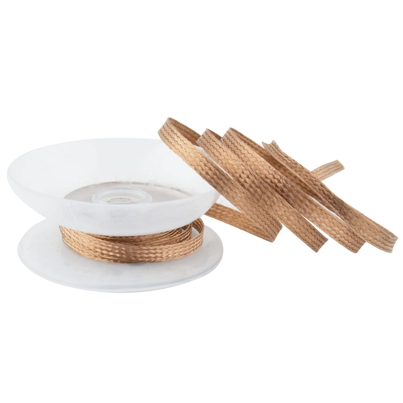 SeKi desoldering suction cable 3.0mm - for removing solder 1.5 meters long; High suction power; desoldering wire; Suction wire 3.0 mm wide