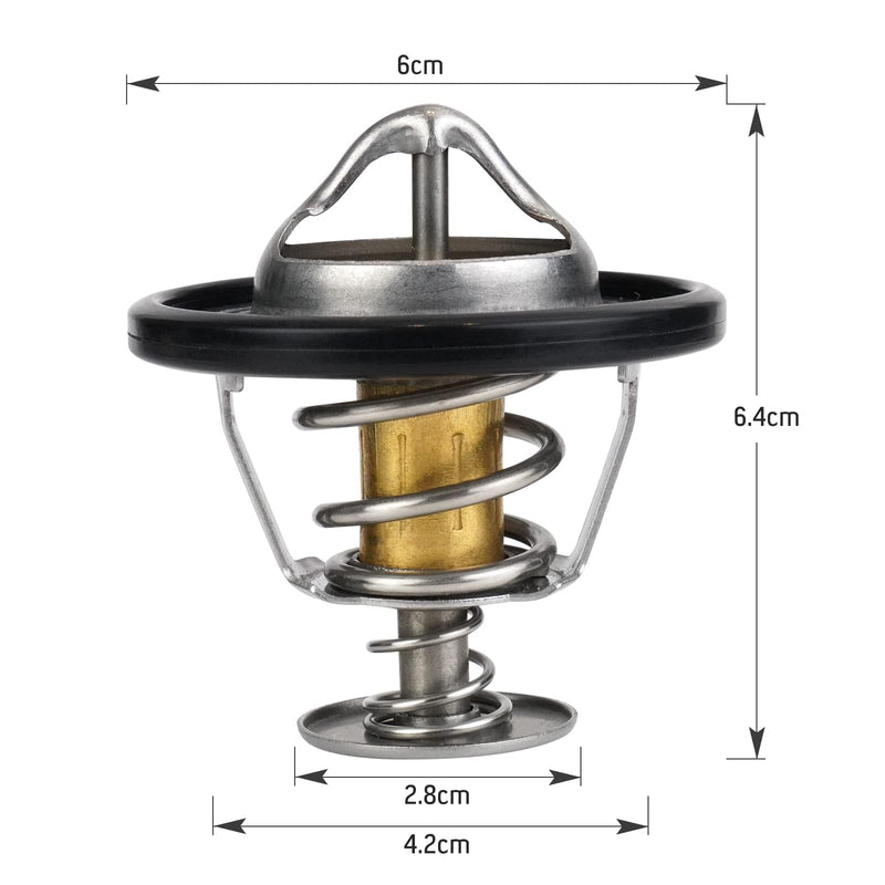 Engine Thermostat Replaces 90916-03129 90916-A3003 Compatible with Toyota Tacoma Tundra Camry 4Runner RAV4 Corolla Avalon Highlander | Lexus ES300 ES330 GS300 IS300 LS400 RX300 RX330 | Scion tC