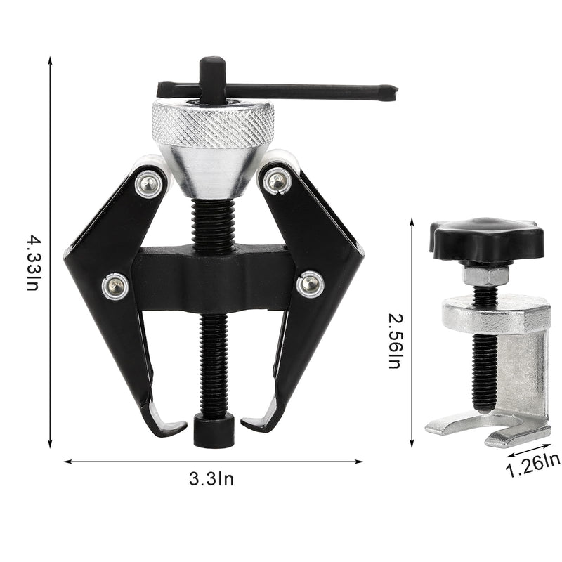 WUWEOT Battery Terminal and Wiper Arm Puller, Windshield Wiper Arm Bearing Remover Tool, Portable Car Windscreen Wiper Blade Arm Puller Remover