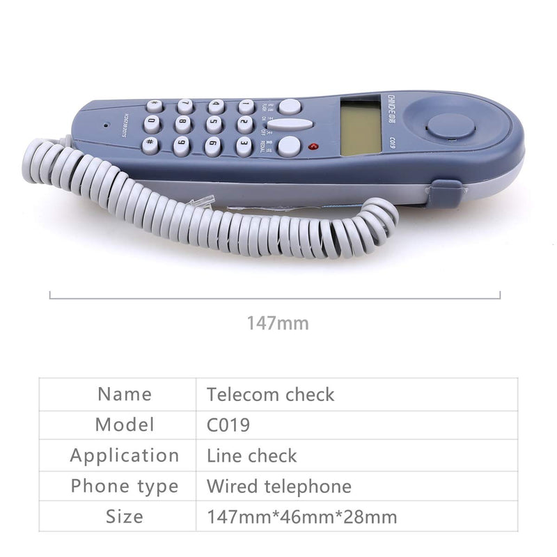 Telecom Check Telephone Line Dedicated Check Line Survey Line Machine Chino-E C019 Tester to Alligator Clip Set Equipment (Pack of 2) Small (Pack of 2)