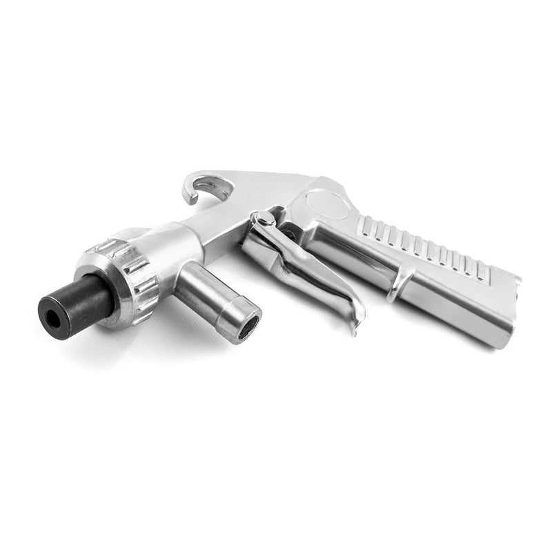 QWORK® sandblasting gun, with 4 ceramic nozzles, for sandblasters. Sandblasting gun + 4 ceramic nozzles