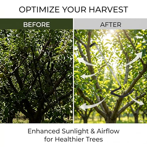 Pack of 20 Fruit Tree Branch Separators, Branch Spreader, Branch Puller, Plastic Coated Iron Wire, Gentle Bending Tool for Fruit Trees, Open Branches without Damage, Garden Accessories (Black, 18T) Black, 18t, 7"