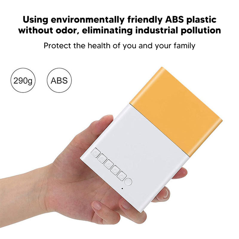 Portable HD 1080P Mini Projector for Movies and Gaming, Compact and Lightweight, USB and Connectivity, Ideal for Travel, Camping, and Home Entertainment US Plug