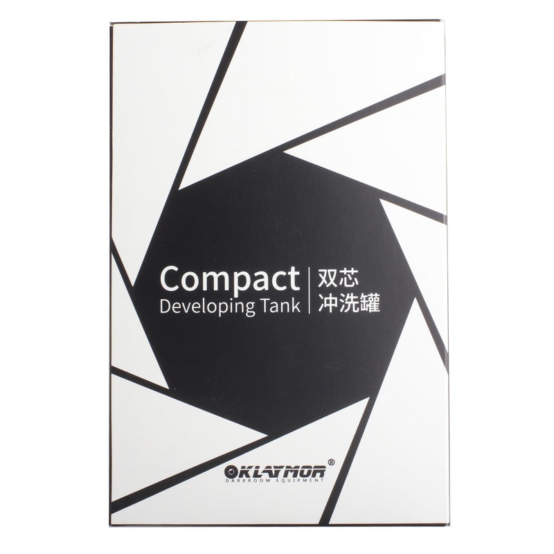 Universal Compact Developing Tank 2 Spiral Reel for Processing 120 135 126 127 B/W Film Camera Film Processing Equipment