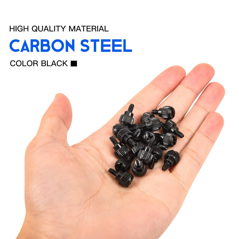 15PCS Black PC Thumb Screws, 6-32 Thread PC Computer Case Screws, for Computer PC Case Power Supply PCI Slots