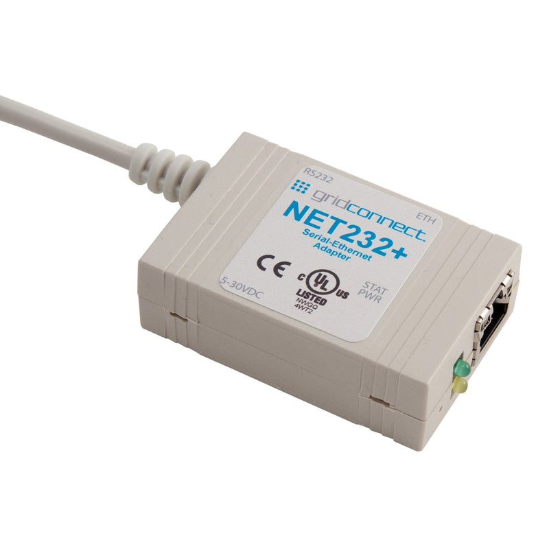 NET232+ Serial to Ethernet Intelligent Cable Adapter with DTE (Male) Connector (GC-NET232-PLUS-DTE-110)