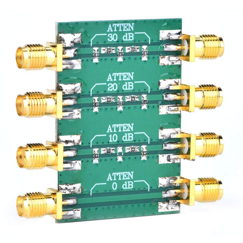 SMA Fixed Attenuator 50 Ohm DC to 4.0 GHz High Frequency Attenuator with Two SMA Sockets for RF Applications