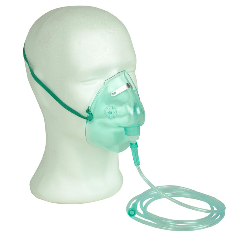 Gima 34166 Mask for Adults for Oxygen with Hose Single Pack Single