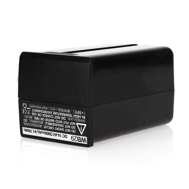 GODOX WB29 WB29A WB29B Lithium Battery DC 14.4V/2900 mAh AD200 AD200Pro AD200ProII Pocket Flash