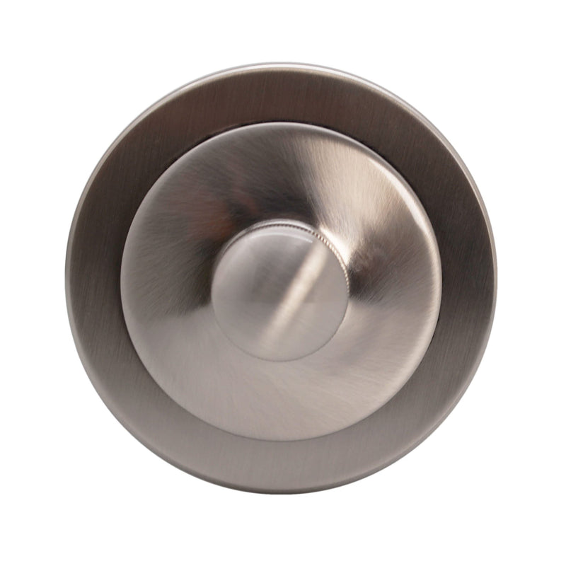 Westbrass 597244-07 White 1-1/2" Tubular Pull & Drain Bath Waste Drain Kit with 2-Hole Overflow Faceplate, Satin Nickel 1 Pack