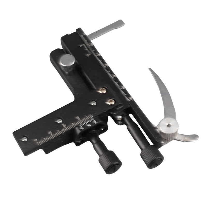 Professional Clip-on Mechanical XY Movable Stage Caliper with Scale for Microscope (for Microscope Measurement)