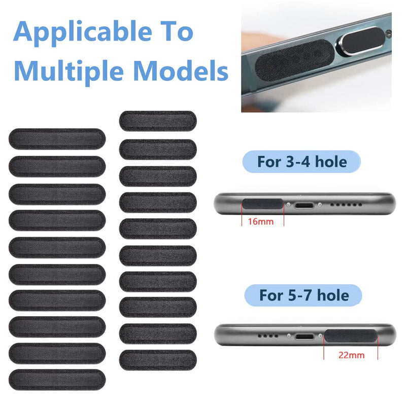 USB C Dust Plug, Type C Anti Dust Cover Protector Cap with Phone Speaker Cover Compatible with iPhone 15 Series, Samsung Galaxy S22/S21/S20, Note 20/10, All USB C Devices USB-C Plug