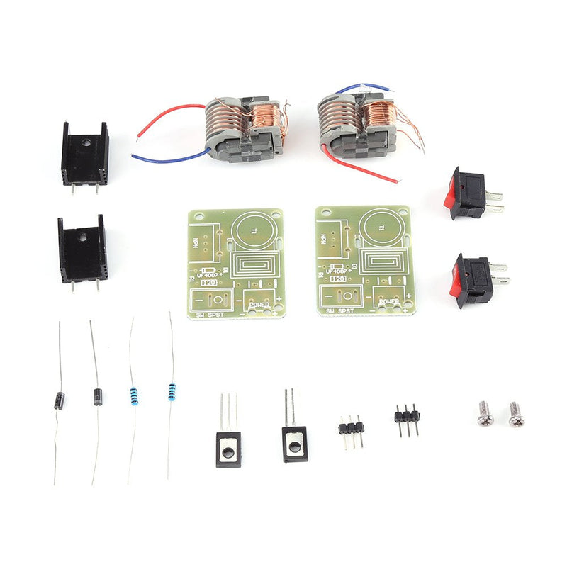 Dioche High Voltage Generator, 2 Sets 15KV High Voltage Generator Inverter Arc Ignition Coil Module Disassembled Parts