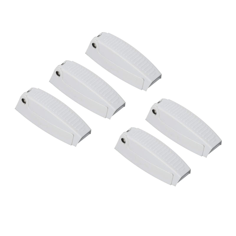 BLACKHORSE-RACING RV Door Holder,White Camper Door Holder Keep The Baggage Door Open for RV Trailer Camper Vans (5) 5