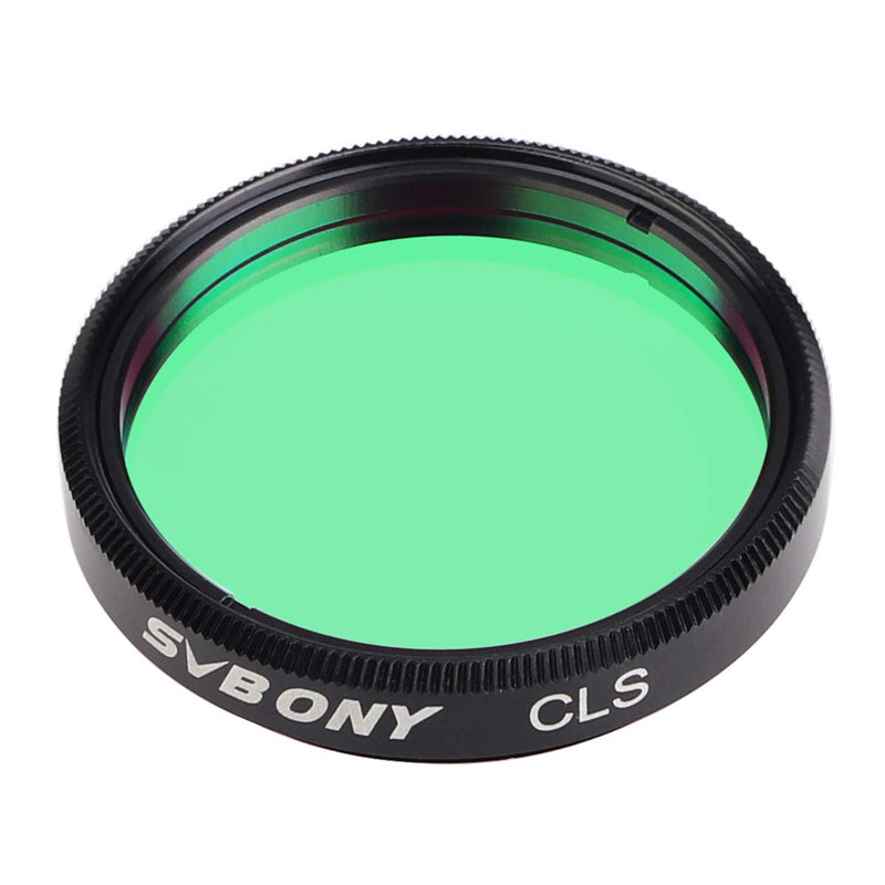 SVBONY Telescope Filter 1.25 inches CLS Filter City Light Pollution Reduction Filter Broadband Filter Suitable for Deep Sky Visual Astronomical Photography 1.25 inch