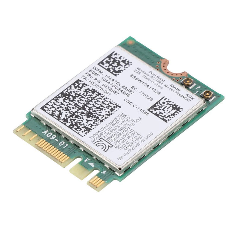 GOWENIC for 7260AC 7260NGW Card, Band 2.4G/5G 802.11ac Network Card for Thinkpad T440 T440P T440S T540P X240 X240S W540 L440 L540, etc