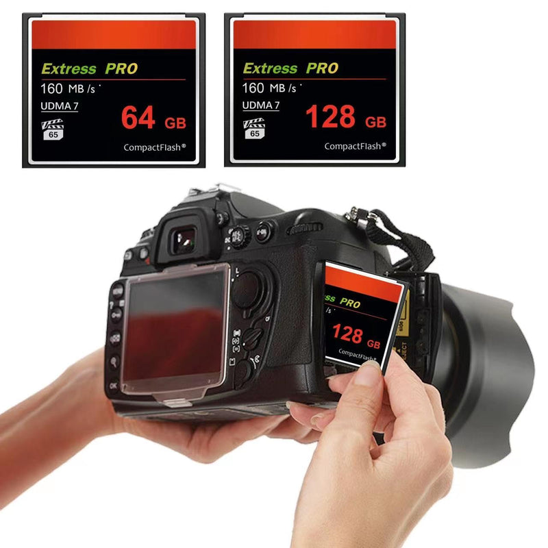 128GB CompactFlash Card,UDMA Speed Up to 160MB/s,Original CF Card Camera Memory Card
