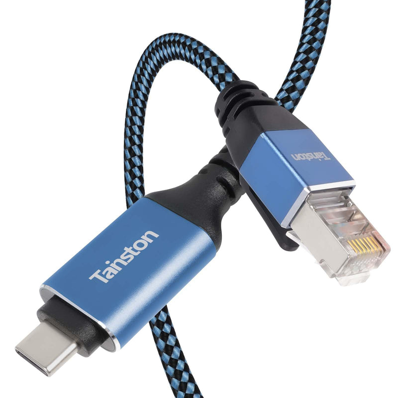USB C to Ethernet Cable, 75Ft Type C to RJ45 Cable,USB C to Gigabit Ethernet Cable Compatible Thunderbolt 3/4,Directly Connected to Smartphone, Laptop, PC, Switch, Router, Modem and More 75 FT