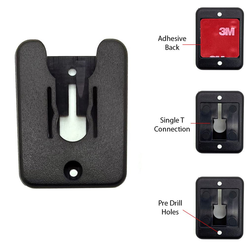 Universal Ham CB Radio Microphone Mic Hanger Holder Air Vent Mount for Motorola Anytone Baofeng Icom Kenwood Yaesu HT Microphone (MIC Mount)