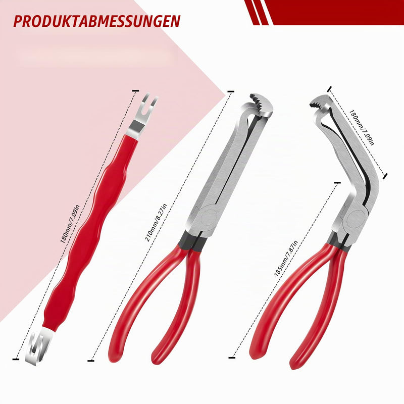 Tool for removing disconnectors for electrical connection terminals in the car, car plug remover set, disassembly tool car trim, plastic wedges car electrical quick connection