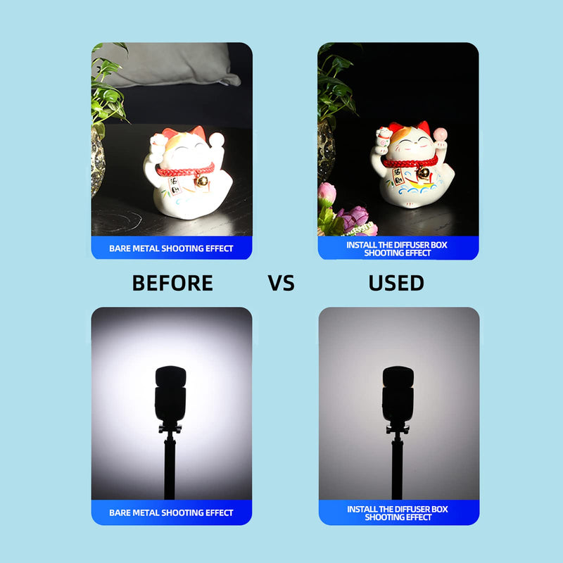 Flash Diffuser for Speedlight, Compatible with Canon 560 565EX 580EX and with Godox V860 TT600 - Speedlight, Camera Flash, Compatible with Canon and Godox Flash Diffuser