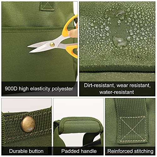 Housolution 900D Gardening Tote Bag with 8pcs Garden Tools Set