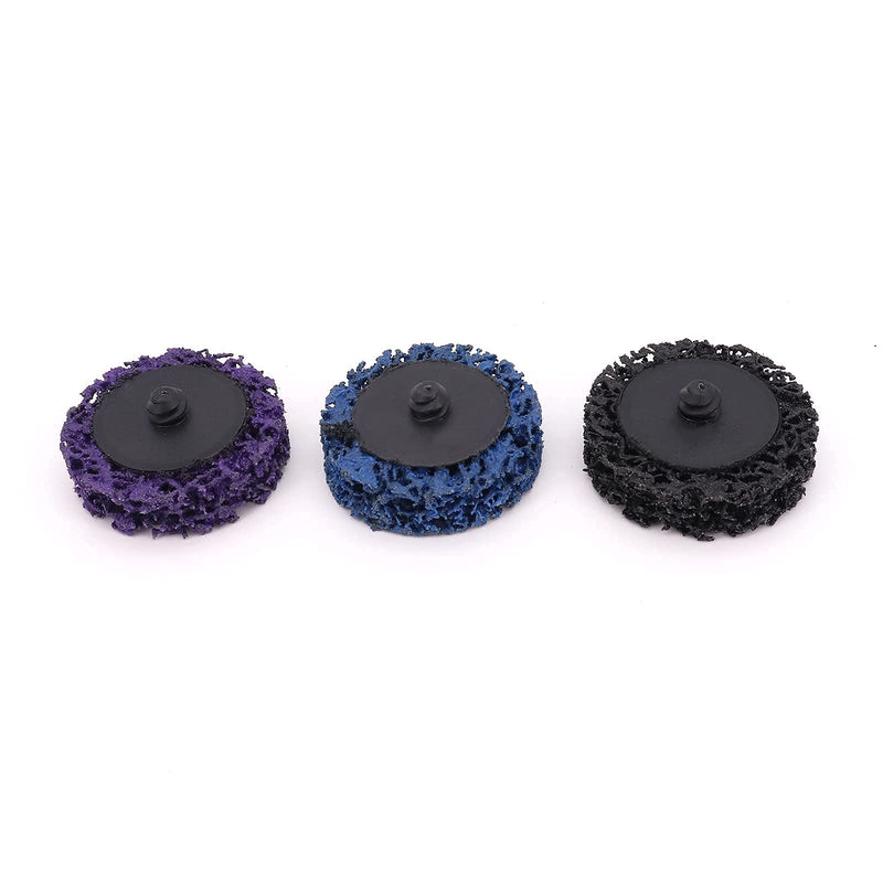 Sanding Discs Set, 46 Pieces 2 Inch 50 mm Serrated Discs Cleaning Disc Set Sanding Discs Slat Discs
