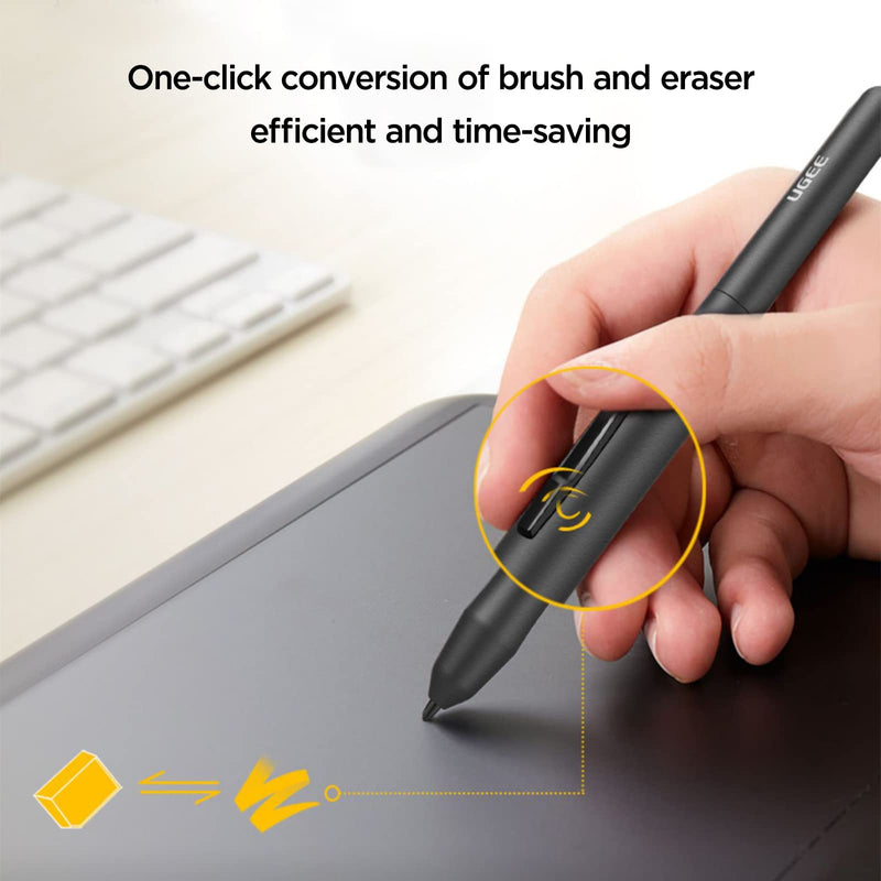 UGEE P01D Stylus for M708 V3/S640/S640W/S1060/S1060W Drawing Tablet, Battery Free Pen