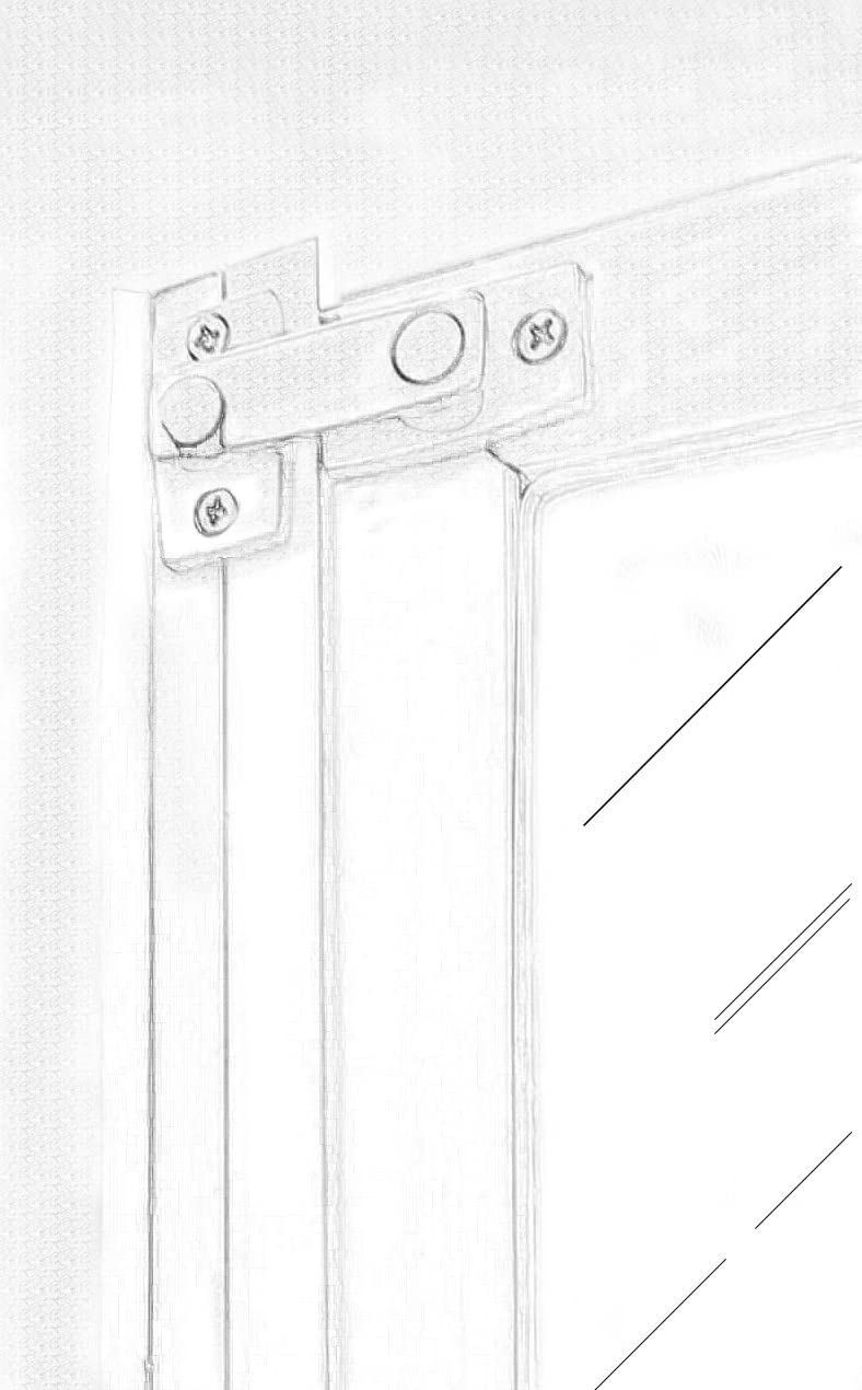 QCAA Solid Brass Shutter Bar/Door Latch, 7/8" x 2-3/32", Classic Bronze, 2 Pack, Made in Taiwan
