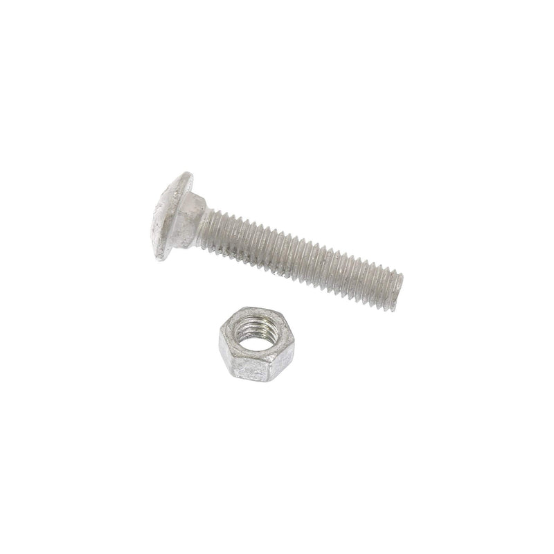 Chain Link Fence Gate Hinge Kit | Two 1 3/8" Female Hinges and Two 2 3/8" Male Hinges with Bolts and Nuts