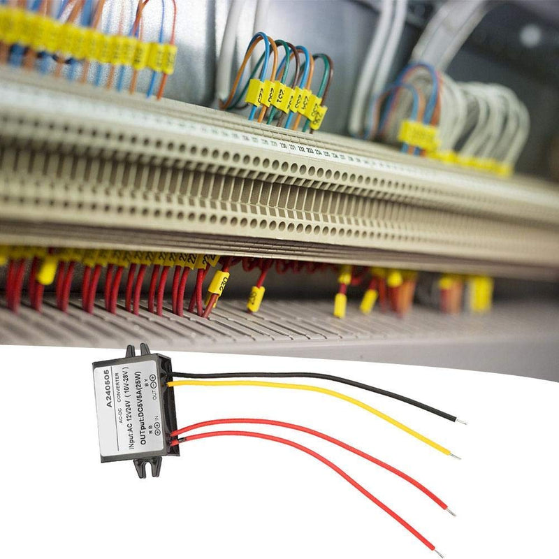 Ac 12v / 24v to DC 5v step-down converter AC-DC step-down power supply module AC-DC Buck Converter(5a)