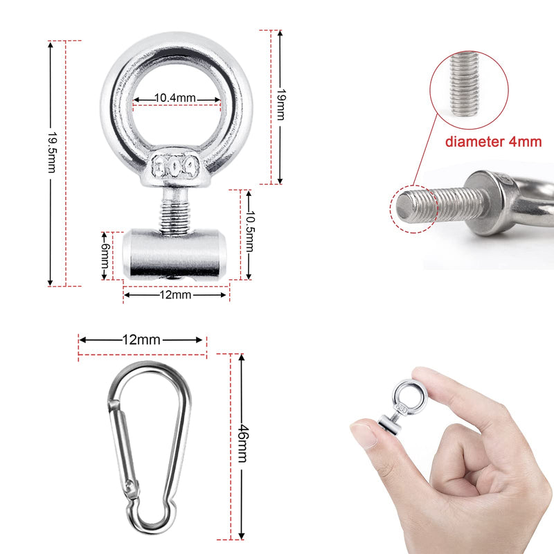 Pack of 5 Awning Rail Stoppers, 6mm 304 Stainless Steel, for Caravans, Motorhomes, Campervans, Camping Tents and Awnings, Essential Outdoor Equipment Accessory [CV21]