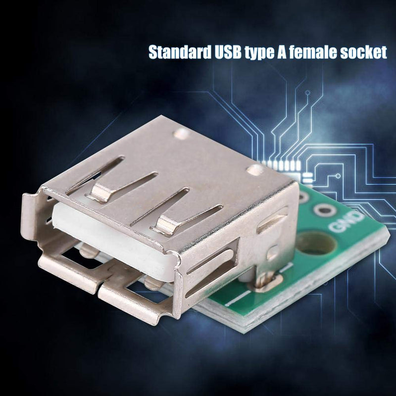 10 x USB Port Plate Type A Female Breakout Gasket 2.54mm Pitch Adapter Dip Connector