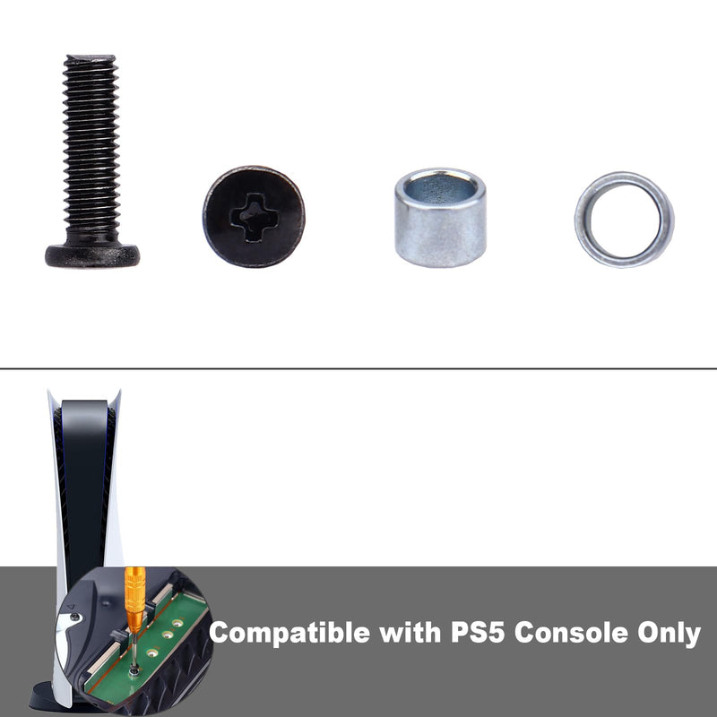1Pcs SSD Screw for PS5 and 1Pcs Ring Replacement and 1Pcs Screwdriver for Sony PlayStation 5 Console Solid State Drive 1pcs Screw+1pcs Ring+1pcs Screwdriver