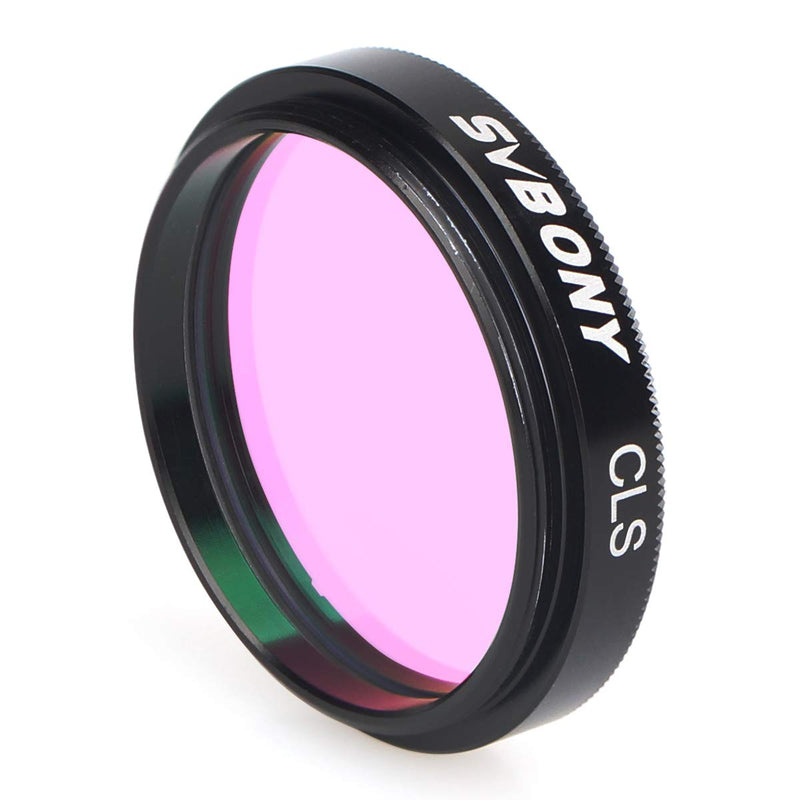 SVBONY Telescope Filter 1.25 inches CLS Filter City Light Pollution Reduction Filter Broadband Filter Suitable for Deep Sky Visual Astronomical Photography 1.25 inch