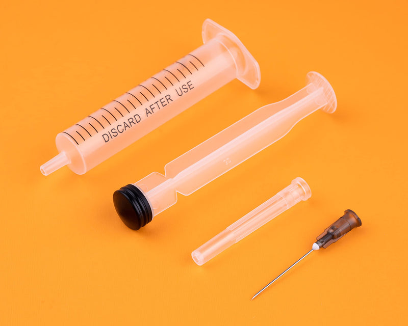 10ml Disposable Syringe with 22G/1.5Inch Needle, Individual Package (100) 100