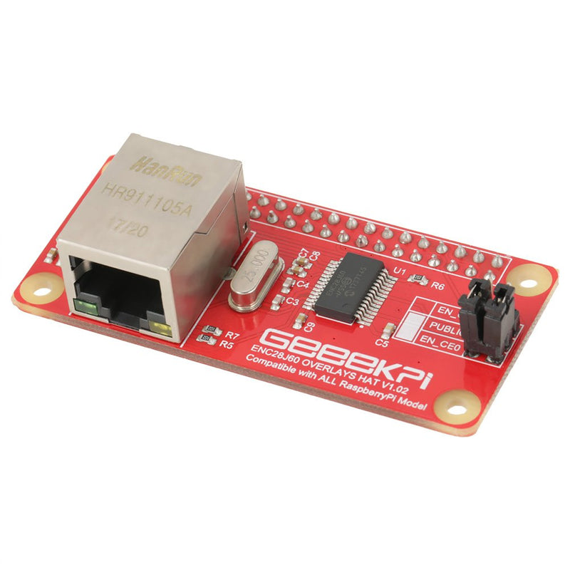 Bewinner ENC28J60 Ethernet LAN Network Module - Specially Design for Zero/W - Easy to Assemble, Easy to Setup - Allows for Zero to Access The Network Smoothly